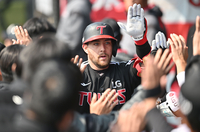 [포토] 4회 솔로포 날린 오스틴