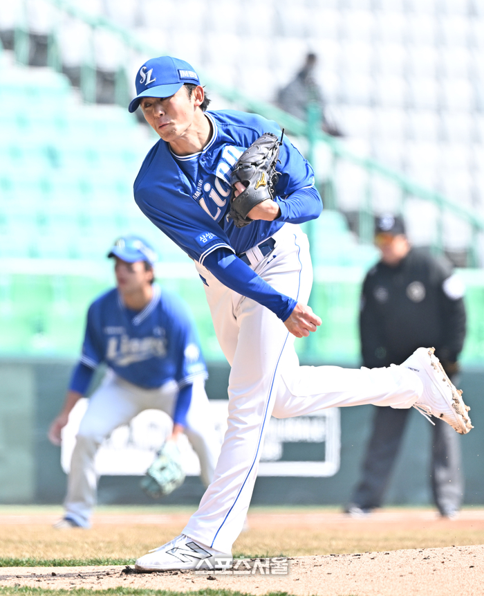 [포토]삼성 미야지의 역투