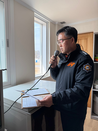 [강원소방]이순균 영월소방서장, 봄철 산불 예방 ‘마을 안내방송’ 홍보활동