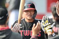 [포토] 이재원 ‘또 홈런 날렸어요’