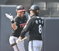 [포토] 오스틴 ‘내 홈런 잘 봤지?’