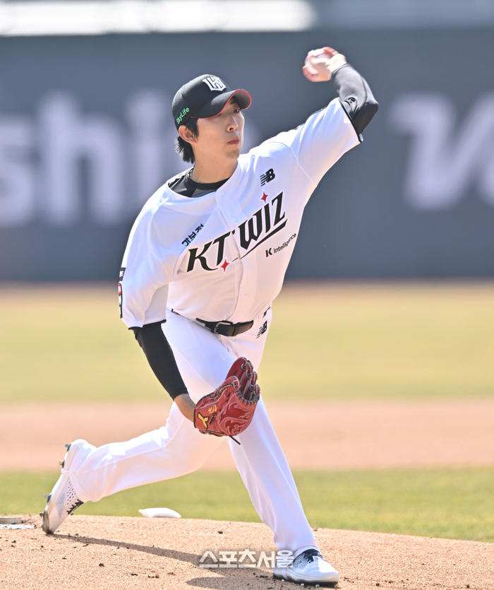 [포토] 오원석 ‘힘찬 투구’