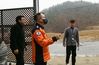 [강원소방]이광순 횡성소방서장, 골든포레스트 요양원 현장점검