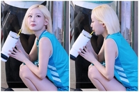 치어리더 서현숙, 배구 열기 알리는 전령사...선풍기에 차가운 얼음물은 필수!