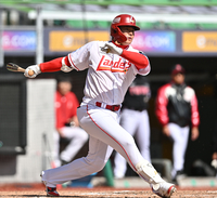 [포토] 김재환 ‘아! 이게 아닌데’