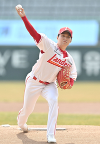 [포토] 최민준 ‘힘찬 투구’