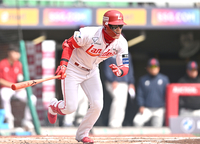 [포토] 최지훈 ‘병살은 안돼’