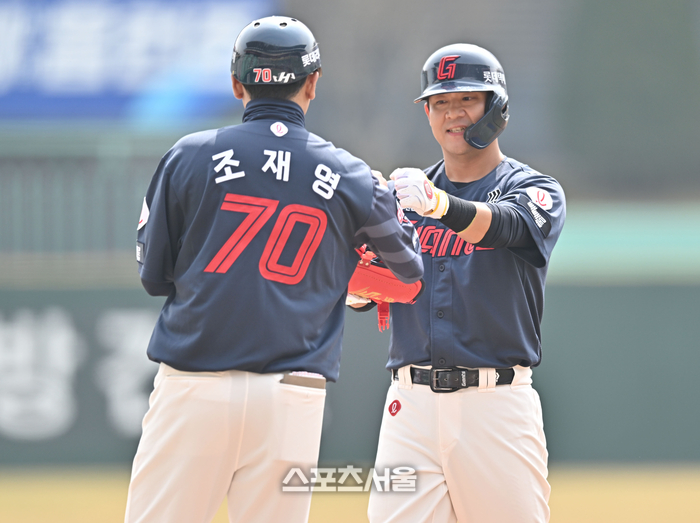 꼴등보단 1위지! 시범경기 우승 맛을 알아? 롯데 김민성 "가을야구서 미친 듯이 뛰어놉시다" [SS시선집중]