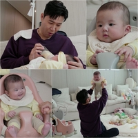 김종민, 육아 도전했다…인생 첫 수유→강단둥이남매 재우기