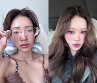 결혼 앞둔 최준희, 파격 비주얼 변신... 안경 쓴 민낯까지 공개