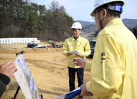 장수군, 장수 하이패스IC 연결도로 개설사업 현장 점검... 지반 침하와 낙석, 구조물 균열 등 안전사고 사전 예방