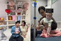 ‘송재희♥’ 지소연, 쌍둥이들 어떡하나…“많이 아파, 기도해주세요”