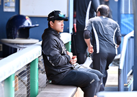 [포토]LG전 준비하는 KT 안현민