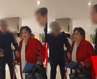 ‘85세’ 사미자, 낙상사고→지팡이 짚은 채 절뚝…“후배들 도움 받아”