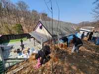 시민이함께만드는도시·국개대표, 반려동물 사료 기부 이어 학사모 봉사활동 전개