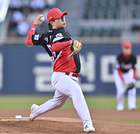 [포토] 양현종 ‘승리를 위한 역투’