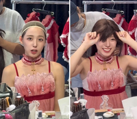 치어리더 하지원, 만우절 맞이 ‘나주배’ 깜짝 변신?… “가발 망 써도 예쁨 그 자체”