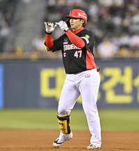 [포토] 9회 득점 기회 만든 나성범