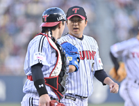 [포토] 송승기 ‘좀 흔들렸죠?’