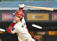 [포토]SSG 박성한, 1타점 2루타