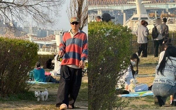 “9년째 설렘 진행 중”…이광수♥이선빈 한강 데이트 포착