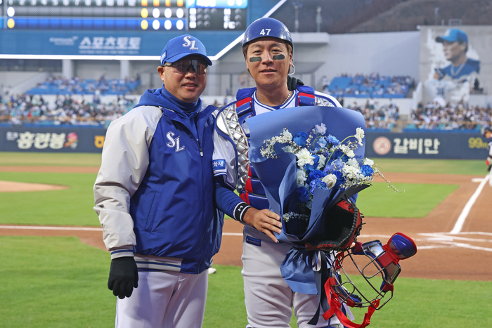 역대 최초 '2500경기', 강민호라 더 '특별'... 포수 중에 누가 또 달성할까 [SS포커스]