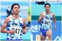 ‘육상 국가대표’ 나마디 조엘진, 경북 예천군 명예를 걸고 100m 우승! [경북도민체전 육상]