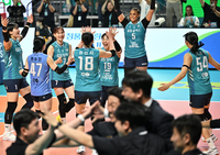 [포토] 우승 확정 지은 GS칼텍스