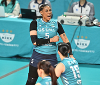 PS 6경기 218득점 봄 배구의 ‘영웅’ 실바, GS칼텍스 전승으로 챔피언 등극…역대 3위 최초 새 역사 썼다[현장리뷰]