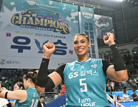 [포토] 실바 ‘우승했어요’