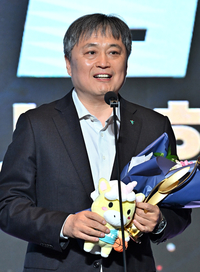 [포토]지도상 수상 소감 밝히는 하나은행 이상범 감독