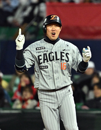 [포토]역전 2타점 적시타 친 한화 하주석