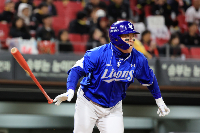 '최형우 홈런+4타점 화력쇼' 삼성, 7회까지 1점→8·9회 9점 '폭발'... KIA에 10-3 역전승 [SS광주in]