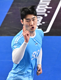 [포토]대한항공 임재영, 득점 성공!