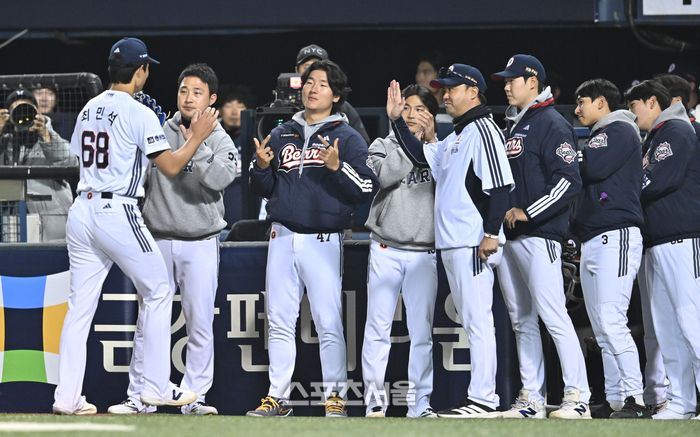 '5.2이닝 무실점' 최민석, 시즌 첫 승! "선발 역할 톡톡히 해냈다" 김원형 감독도 '극찬' [SS잠실in]
