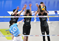 [포토]레오에게 막힌 정지석의 공격