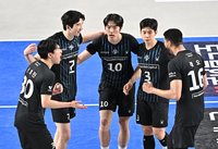 [포토]득점에 기뻐하는 현대캐피탈