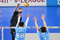 [포토]현대캐피탈의 공격을 이끄는 레오