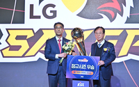 [포토] 창원 LG, 정규리그 우승상 수상