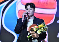 [포토] 허웅, 7년 연속 인기상 수상