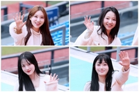 SSG 치어리더들, “비 그치고 야구합니다!”...김현영 비롯, 리허설 후 반갑게 손인사!