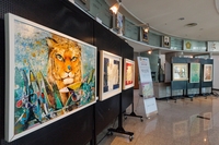 화성시의회, 4월 전시 박상희 작가 ‘호랑이 나들이’ 진행