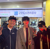 기안84 “BTS 진 옆, 내 얼굴 호떡”…지예은와 ‘대환장’ 쓰리샷 [★SNS]