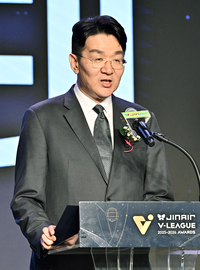 [포토]환영사 하는 조원태 총재