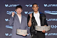 [포토]한선수-실바, V-리그 정규리그 최고의 선수에!