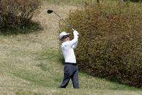 [포토] 티샷하는 정몽규 대한축구협회장