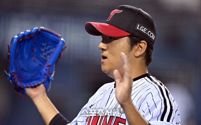 [포토] 송승기 ‘오늘 좋아’