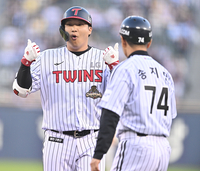 [포토] 문보경, 1회 기선제압하는 적시타