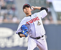 [포토] 송승기 ‘팀 8연승을 위하여’