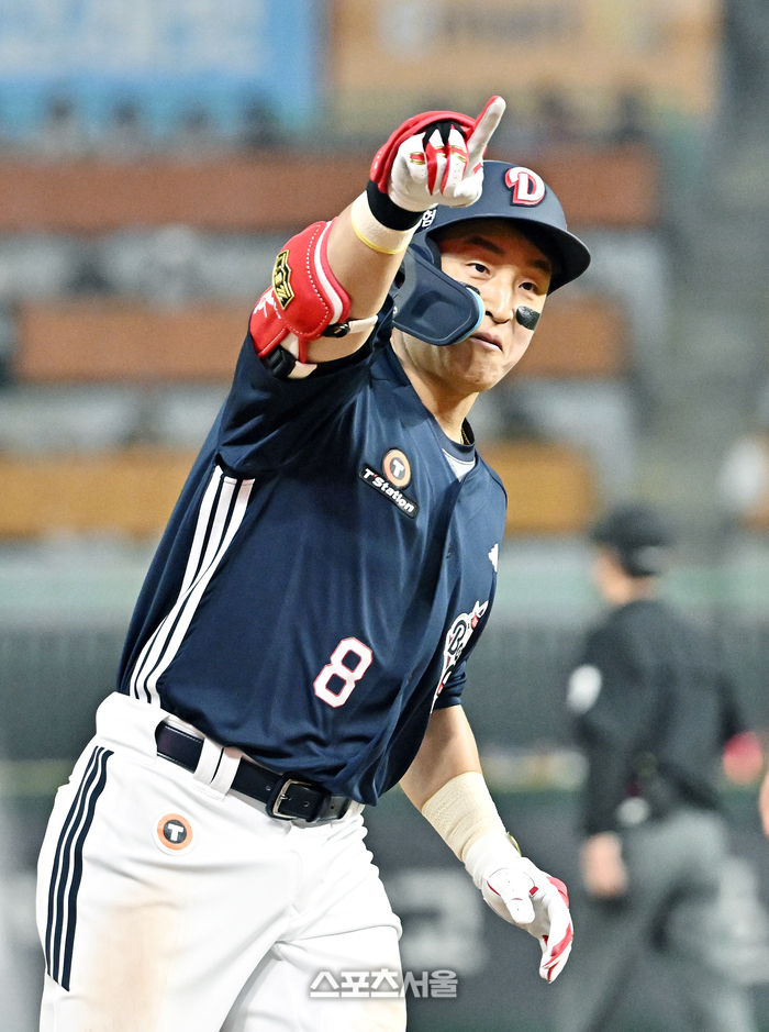[포토]두산 손아섭, 팀 옮겼을 뿐인데...